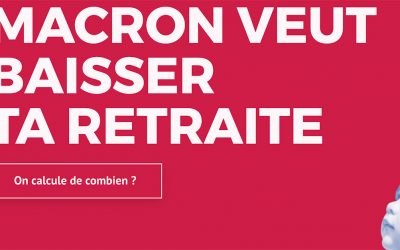 Simulateur de la baisse de retraite avec la réforme Macron en 2019