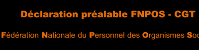 Déclaration préalable FNPOS – CGT à la Réunion Paritaire Nationale sur la classification du 27 octobre 2020
