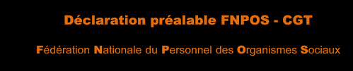 Déclaration préalable FNPOS – CGT à la Réunion Paritaire Nationale sur la classification du 27 octobre 2020