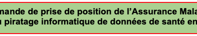 Courrier au directeur général du 15 mars 2021