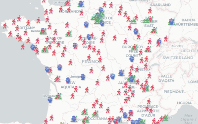 Carte des Grèves et Manifestations CGT